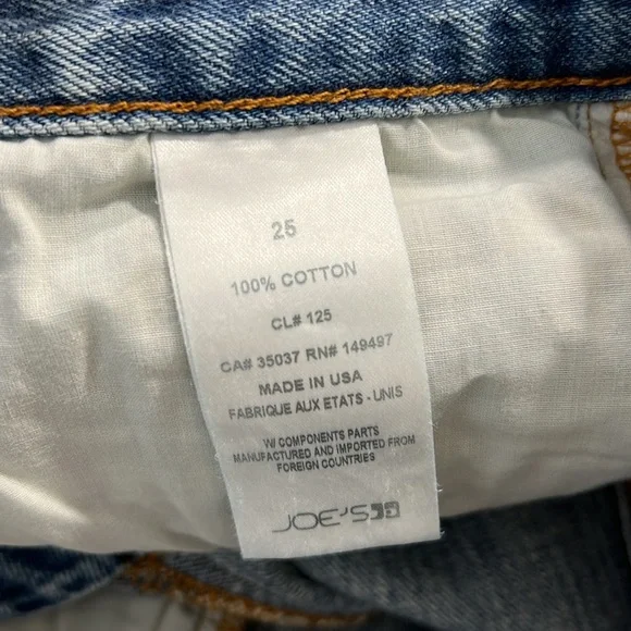Joe's Jeans Cadence high rise short, 25